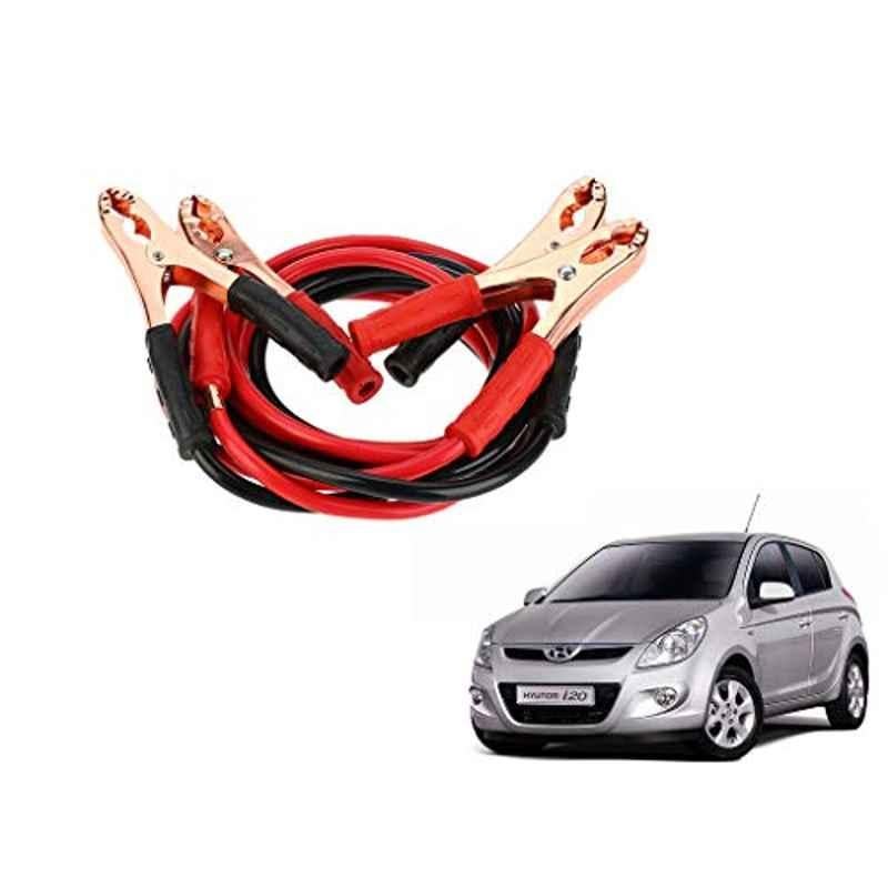 Kozdiko 7.5ft Copper Core Red & Black Heavy Duty Car Battery Booster Cable for Hyundai Old i20 (2008-2014)