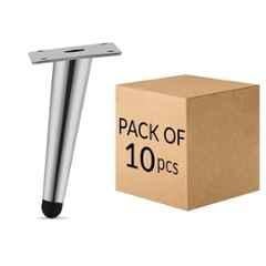 Plantex Heavy Duty Stainless Steel 6 inch Sofa Leg/Bed Furniture Leg Pair for Home/Furniture Sofa Legs for Table/Support Legs/Furniture Leg Chrome Set of 10 Pcs