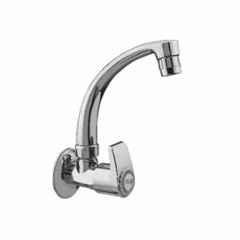 APL Apollo Elegance ABS Chrome Wall Mounted Sink Cock, TP519