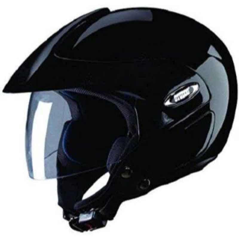 Studds Marshall Black Motorbike Helmet, Size (L, 580 mm)
