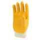 Mallcom 8 Inch Yellow Light Palm Nitrile Safety Gloves, LPKY (Pack of 12)