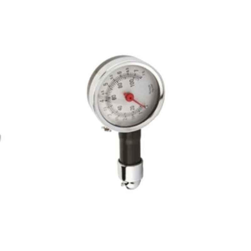 Outil 0-100 psi Zinc Alloy Deluxe Tyre Pressure Gauge For Car & Bike, TE-01