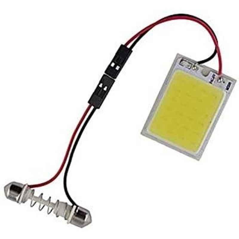 AOW 24 Chip COB LED Super Bright Car Roof Light/Doom Light For Tata Indica (BLUE)