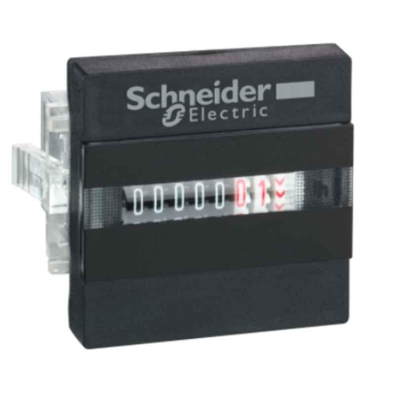 Schneider 115 VAC 7 Digit Display Mechanical Hour Counter, XBKH70000001M