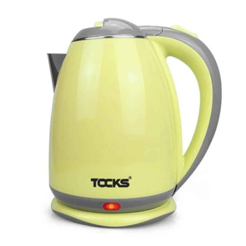 Tocks 1.8L 1500W Yellow Electric Kettle, TK-AA016