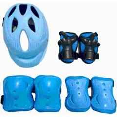 STYRKR Plastic & EVA Foam Light Sky Skating Protective Kit Cycling Safety Kit for Kids Set of 7 Pcs Skating Guard Cycling Kit