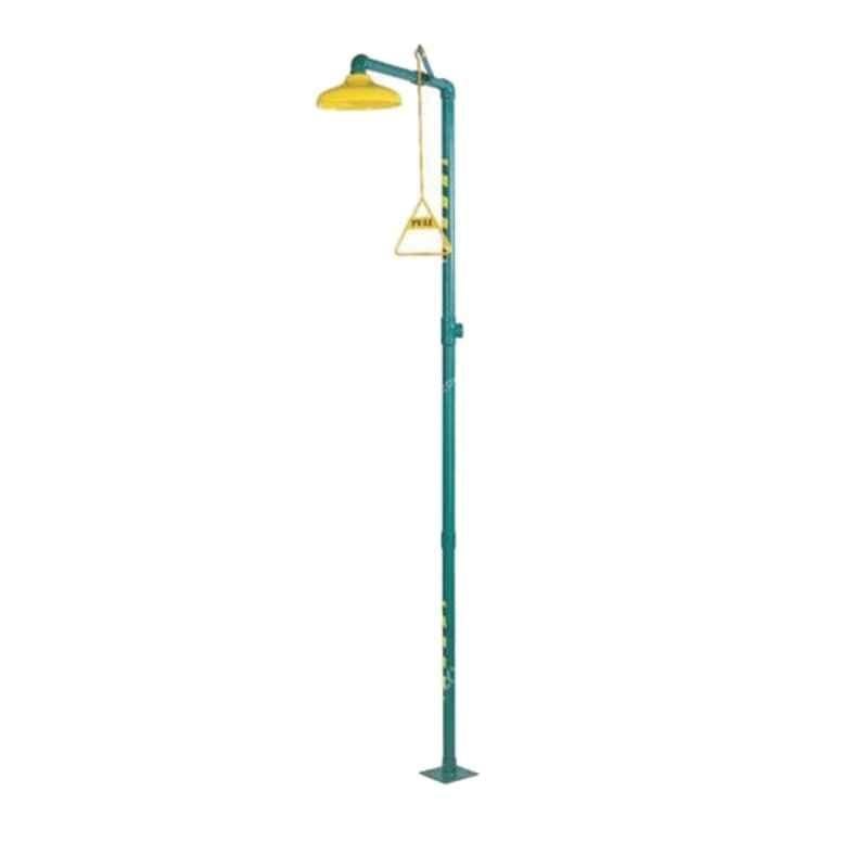 Unicare 1-1/4 inch BSP Blue Emergency Eye Wash with Safety Shower, LSS-9