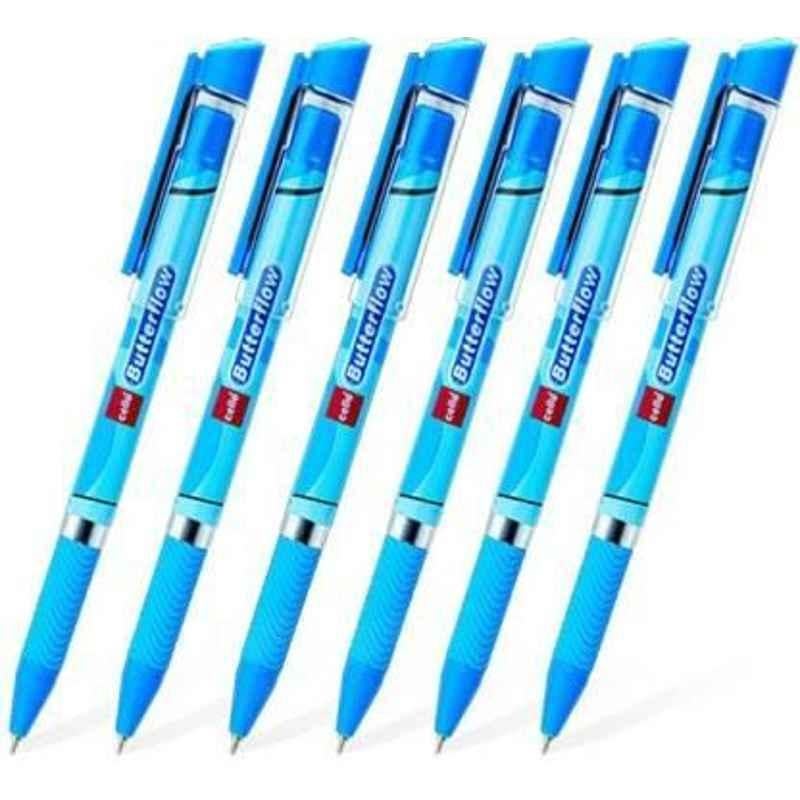 Cello Simply free Butter Flow Blue Ball Point Pen With refill (Pack of 50)