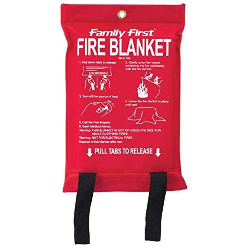 1.8m White Fire Blanket, Size: Small