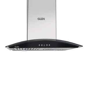 Glen 6071 60cm 1250m /h Glass Front Designer Chimney