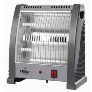 Hilton 800W Metal Grey Electric Quartz Room Heater