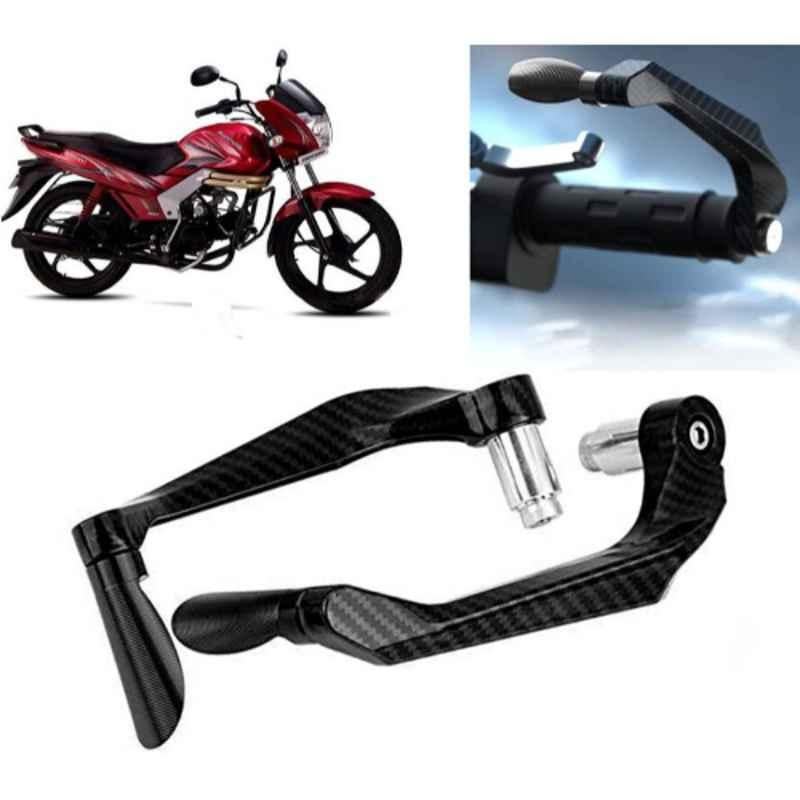 Auto Pearl 2 Pcs Aluminium Carbon Black Brake Clutch Lever Set for Mahindra Centuro XT