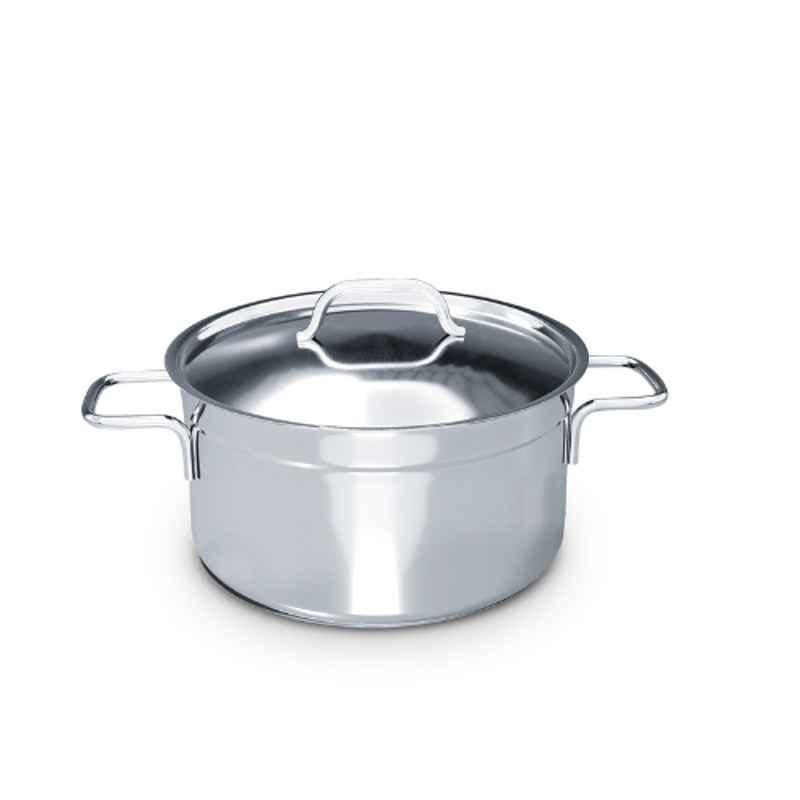 Delici 16cm Stainless Steel Silver Saucepan, DSP 16W