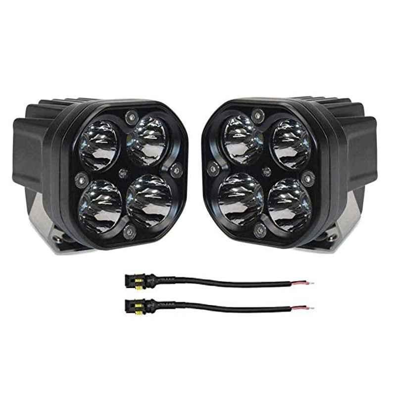 AOW 60W Heavy Super Bright 4Led Spot Flood Beam Driving Fog Lamp (60W, 2 PCS) for Renault Koleos