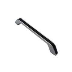 RAB Hand Zeep 160mm Zinc Black Finish Drawer Pull Handle (Pack of 4)