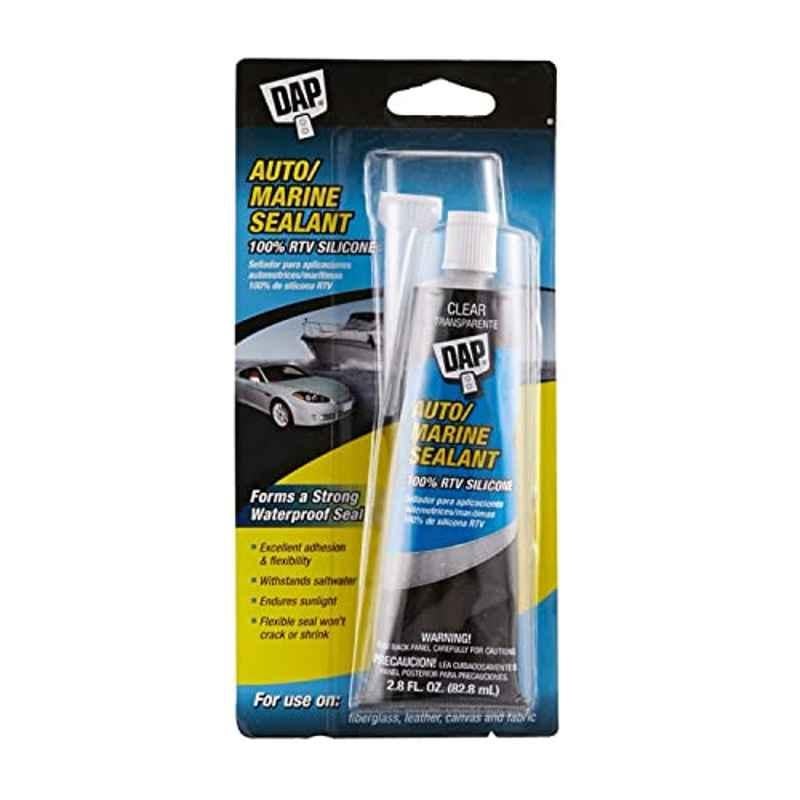DAP 2.8oz Silicone Clear Auto/Marine Sealant, 694-AM