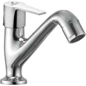 Cliquin Desire Hector Brass Chrome Silver Deck Mounted Pillar Cock Faucet