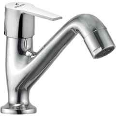 Cliquin Desire Hector Brass Chrome Silver Deck Mounted Pillar Cock Faucet