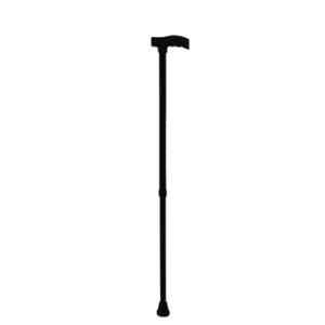 Fidelis Healthcare Mild Steel Black Fixed Walking Stick, FR001-2324