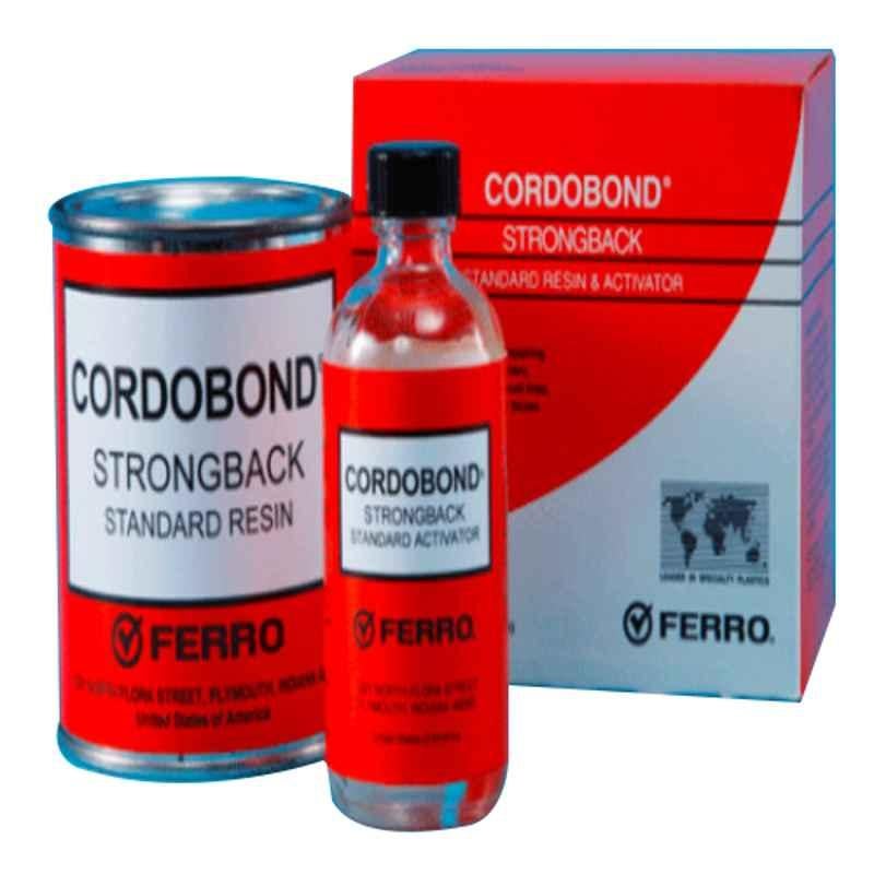 Cordobond 1 Lb off White Strong Back Resin & Activator