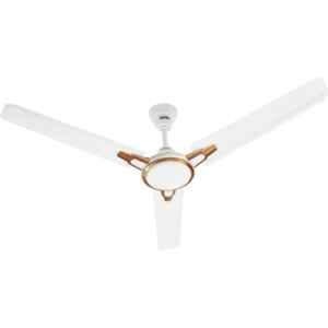 Usha Racer Chrome 78W Rich White Bronze High Speed Premium Ceiling Fan with 2 Years Warranty, 96-56A4-7UUL, Sweep: 1200 mm