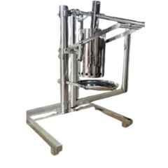 Vinayak Machines 200mm Stainless Steel Hand Operated Manchurian Ball Making Machine with Plate, TI-VM-48447