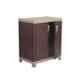 Supreme Rhythm Dark Beige & Globus Brown Half Size Storage Cupboard