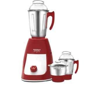 Maharaja Whiteline Turbo Prime Dlx 750W Red Mixer Grinder with 3 Jars, MX-231