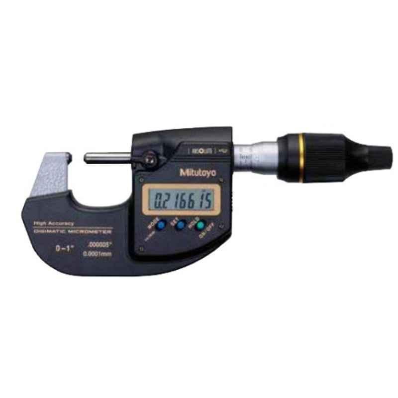 Mitutoyo 0-25.4 mm High Accuracy Sub Micron Digimatic Micrometer, 293-130-10