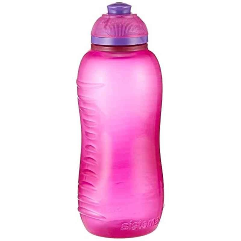 Sistema 330ml Plastic Pink Squeeze Bottle, 0780