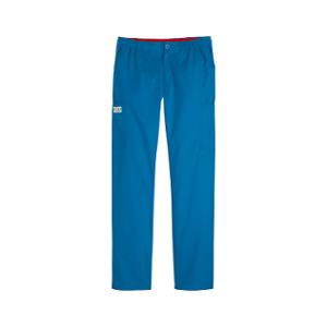 Protect U Medium Blue Zip Fly Pull On Cargo Pant for Men, 100-810