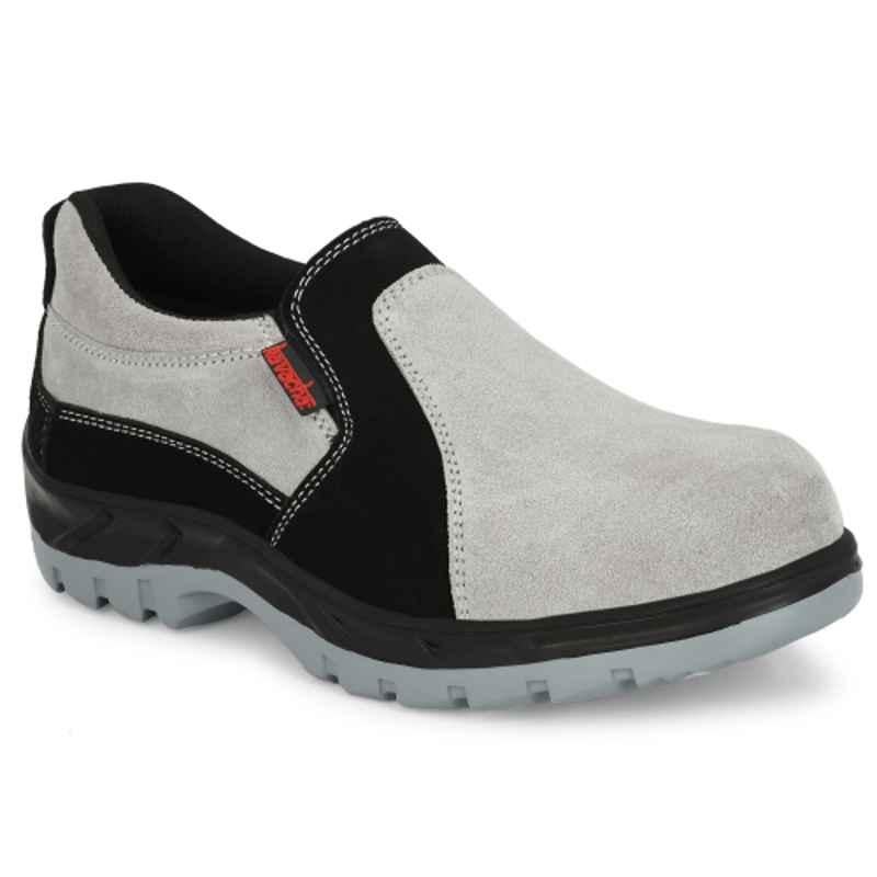 Kavacha S126 Steel Toe Grey Safety Shoe with Airmix Sole, Size: 6