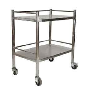 Surgihub 60x45x90cm Stainless Steel Instrument Trolley, 11058