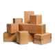 Tzoo 5x5x5 inch 3 Ply Cardboard Brown Corrugated Box