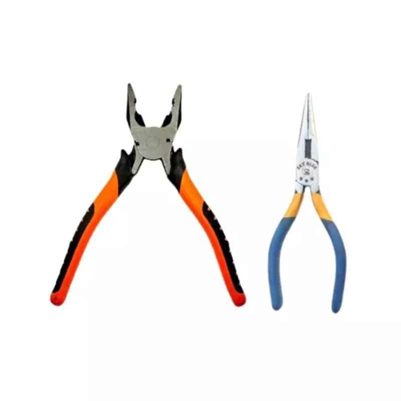 Sky Blue 2 Pcs 7.8 inch Lineman Plier Combo, SBE_PLIER_COMBOS_COMBO_458