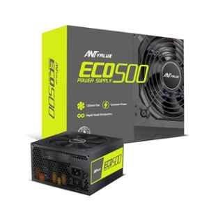 Ant Value ECO500 500W Black Non Modular Gaming Power Supply