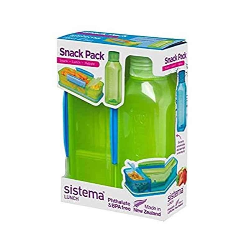 Sistema Green Lunch Box with Water Bottle
