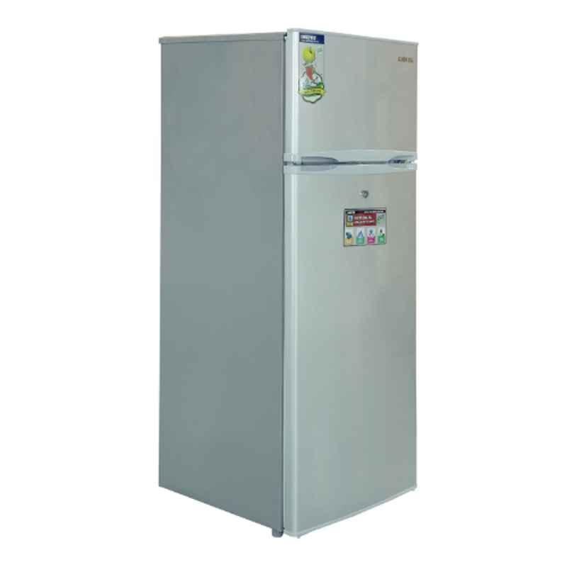 Geepas 220-240V 240L Double Door Refrigerator, GRF2400SXE