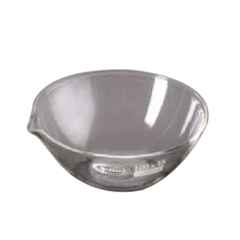 Glassco 320ml White Printing Boro 3.3 Glass Evaporating Dish, 247.202.02A (Pack of 10)