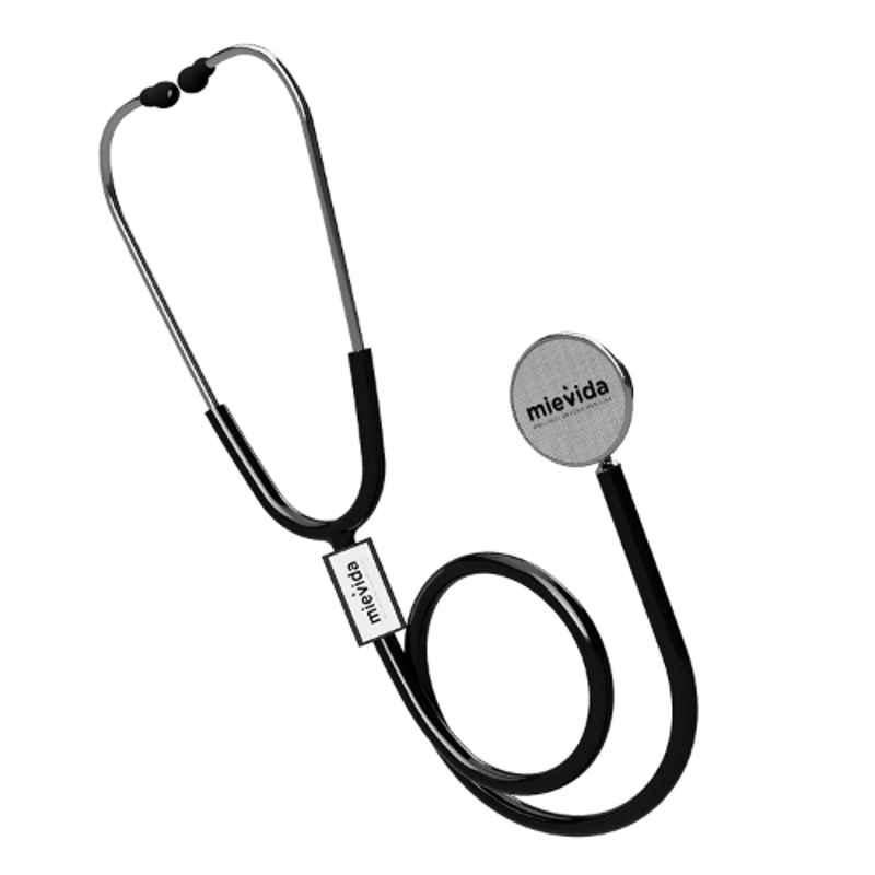 Mievida STS 102 Stainless Steel Black Cardiology Stethoscope