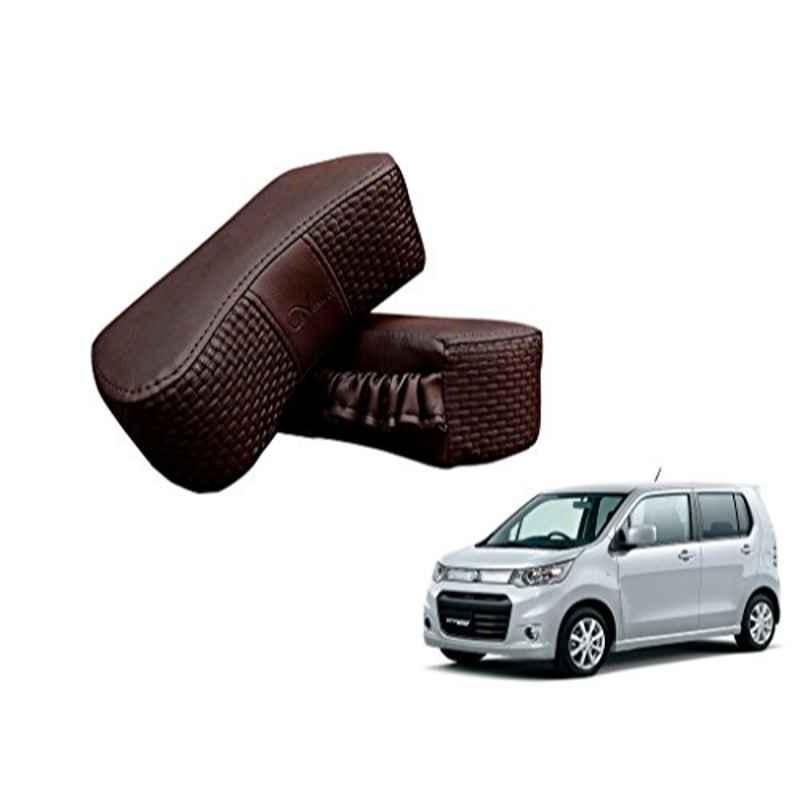 Kozdiko 2 Pcs Memory Foam Cola Neck Rest Cushion Pillow Set for Maruti WagnoR Stingray