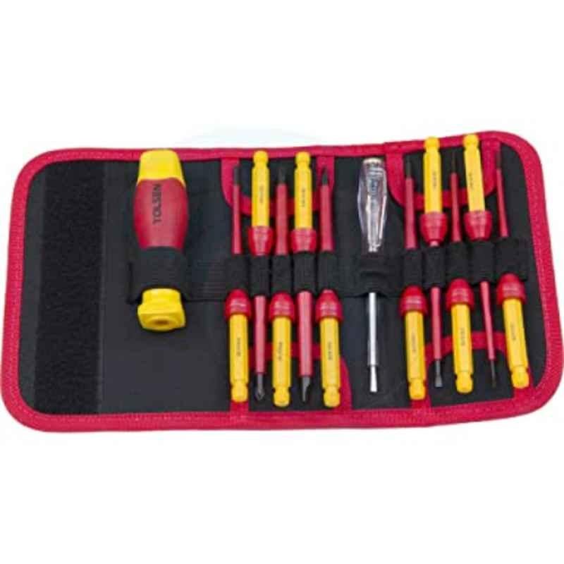 Tolsen 12 Pcs insulated Changeable Screwdrivers Set, V33212