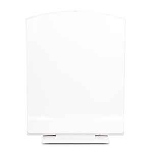 Elegant Casa 44x35cm White Round Sleek Soft-Closing PP Toilet Seat Cover for Commode, A9