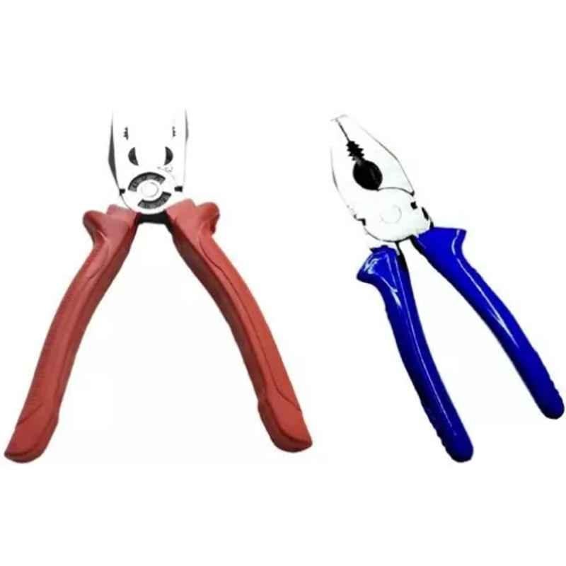 Sky Blue 2 Pcs 7.8 inch Groove Plier Combo, SBE_PLIER_COMBO_MOD_01064