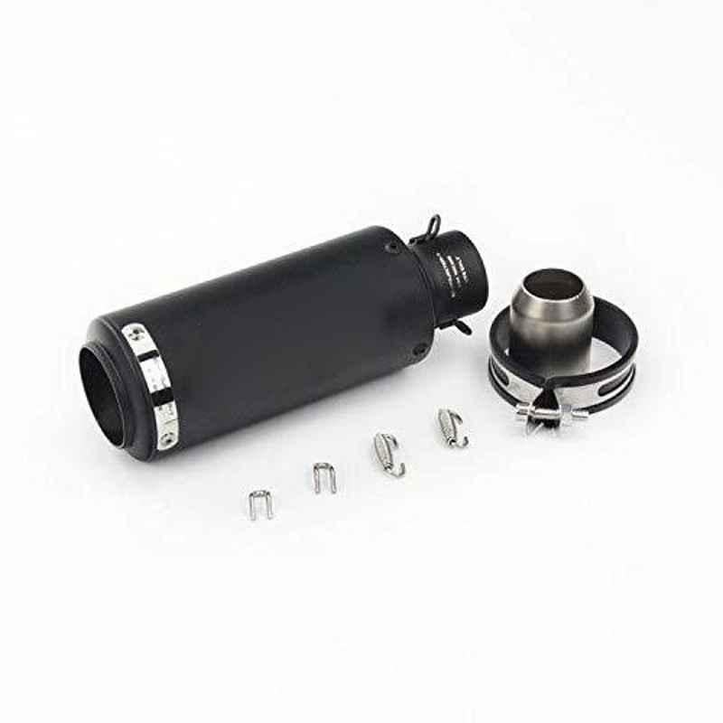 RA Accessories Mild Steel Black Slip-on Exhaust System for Bike Pulsar 220 DTSi-Fi, Star Sport Plus, CBF 125, CBR 600RR & R15, RAALSZGL