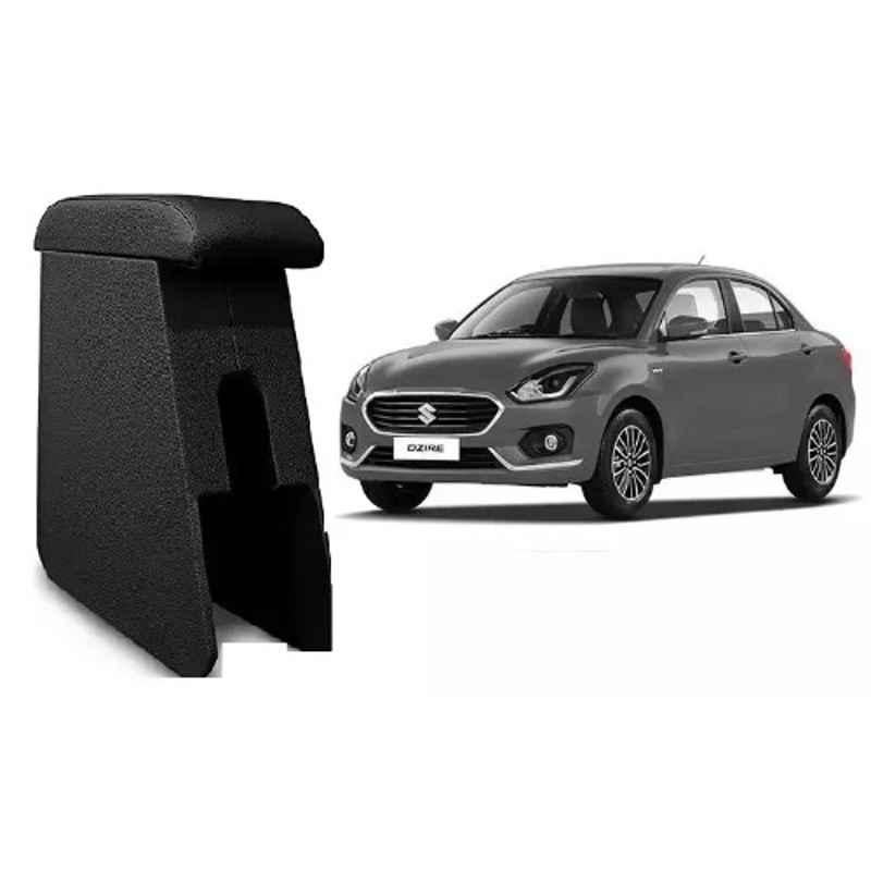 Sca Black Wooden Maruti Suzuki Dzire 2017 Model Armrest Console