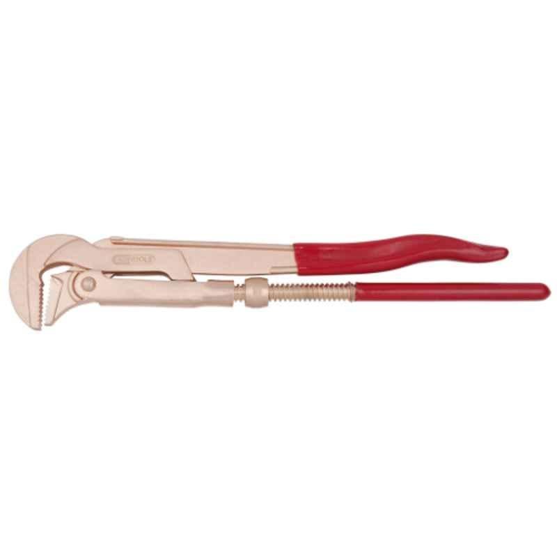 KS Tools Beryllium Plus 2 inch 540mm Copper Beryllium Adjustable Pipe Wrench, 962.4016