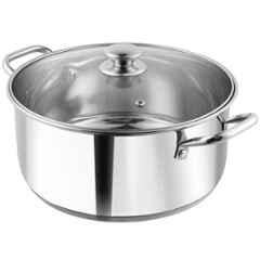 Vinod Roma 5 Litre Induction Friendly Casserole with Lid, ROM24 (Pack of 3)