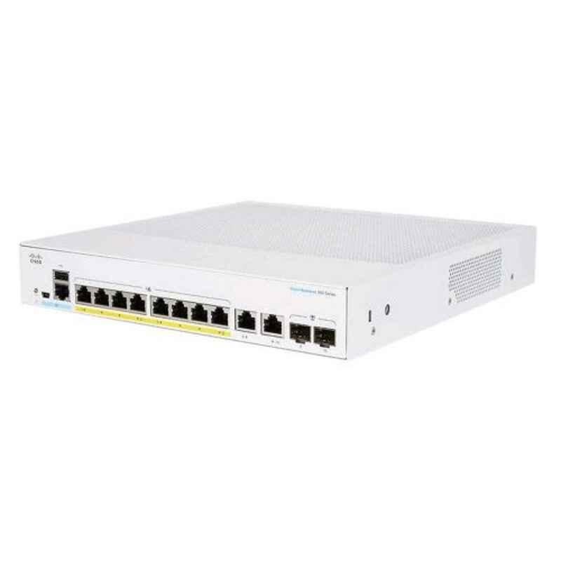 Cisco CBS250 8-Port GEI Desktop Ext PSU Smart Switch, CBS250-8T-D-EU