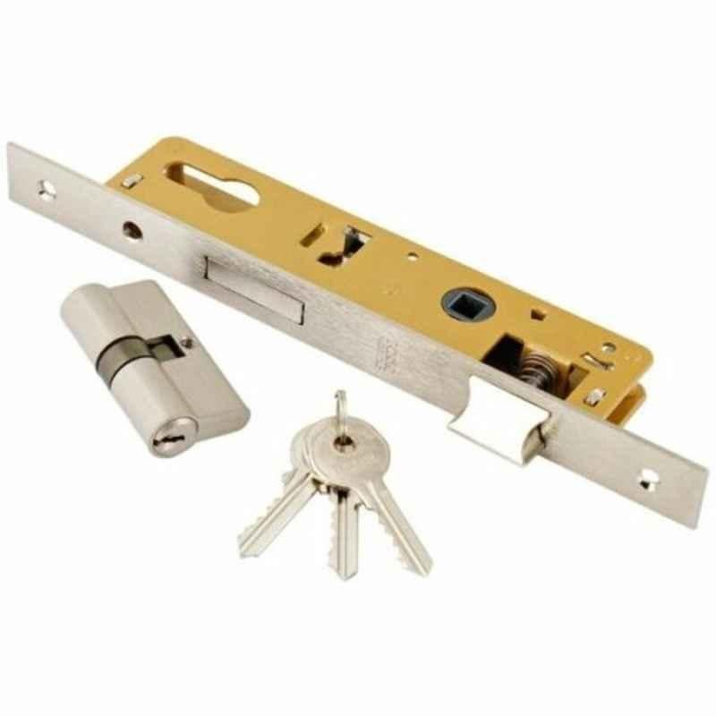ICSA 25mm Chrome Silver Steel Single Turn Door Lock Latch